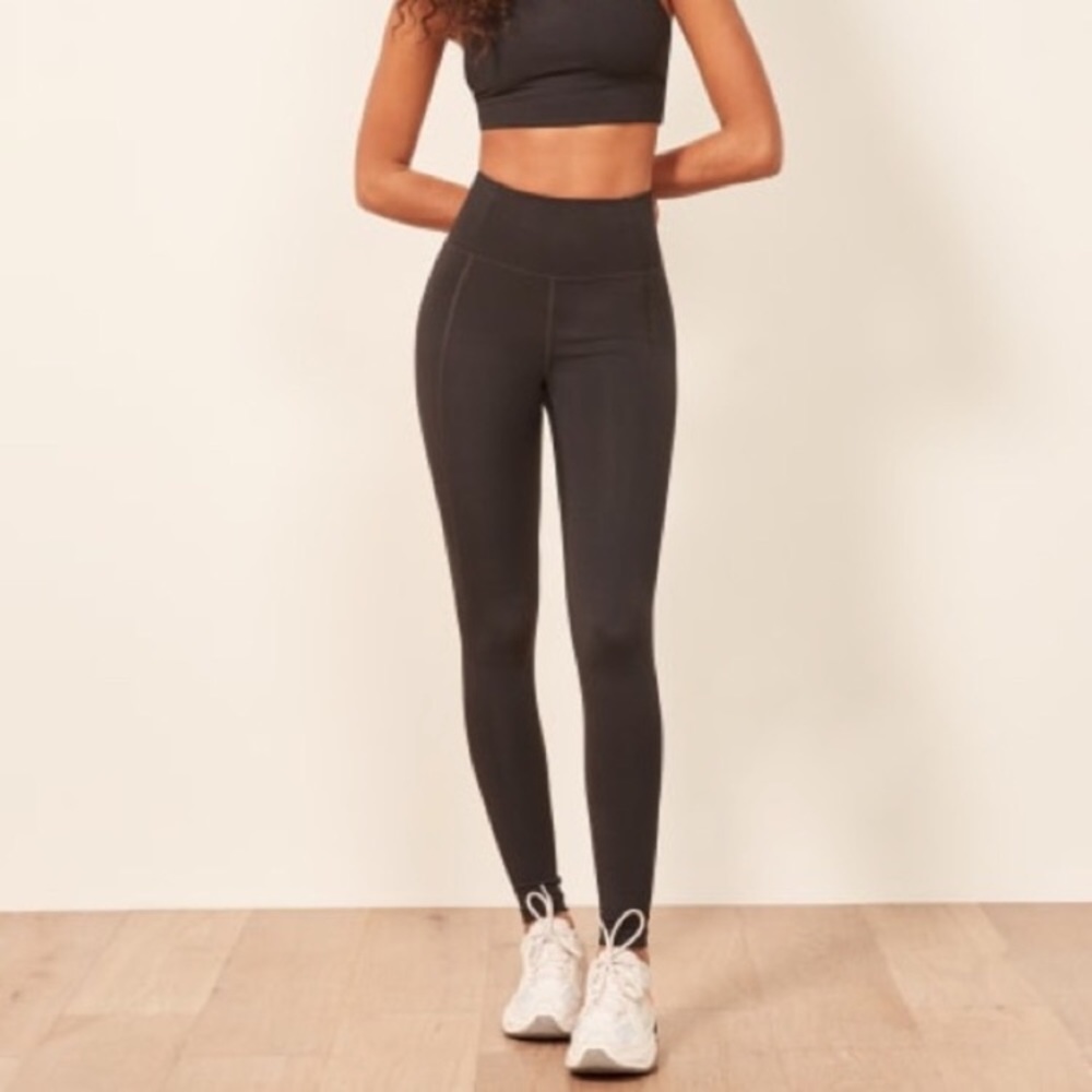 Girlfriend Collective Black Full Length Leggings